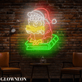 thumbnail image 3 of Glowneon Santa Read Book Led Sign For Christmas Book Store Wall Decor, 3 of 5