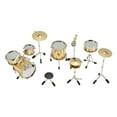 thumbnail image 1 of Mini Drum Kit Model, Durable Wearable Dollhouse Drum Kit Model  For Decoration, 1 of 8