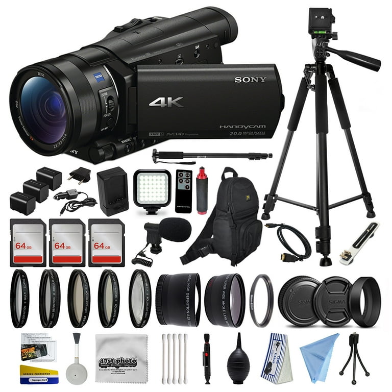 SONY FDR-AX100 ビデオカメラ + XLR-K2M + ほか SONY FDR-AX100 ビデオ