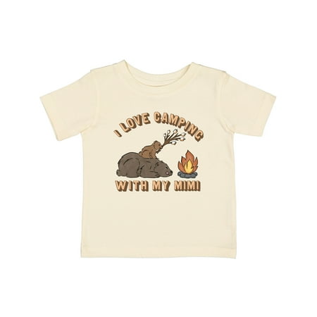 

Inktastic I Love Camping with My Mimi Gift Baby Boy or Baby Girl T-Shirt