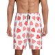 thumbnail image 1 of Fotbe Pink Hearts1 Pantalones Cortos de Pijama para Hombre, Ropa de Dormir, Pantalones de Pijama Cortos para Hombre-XX-Large, 1 of 6