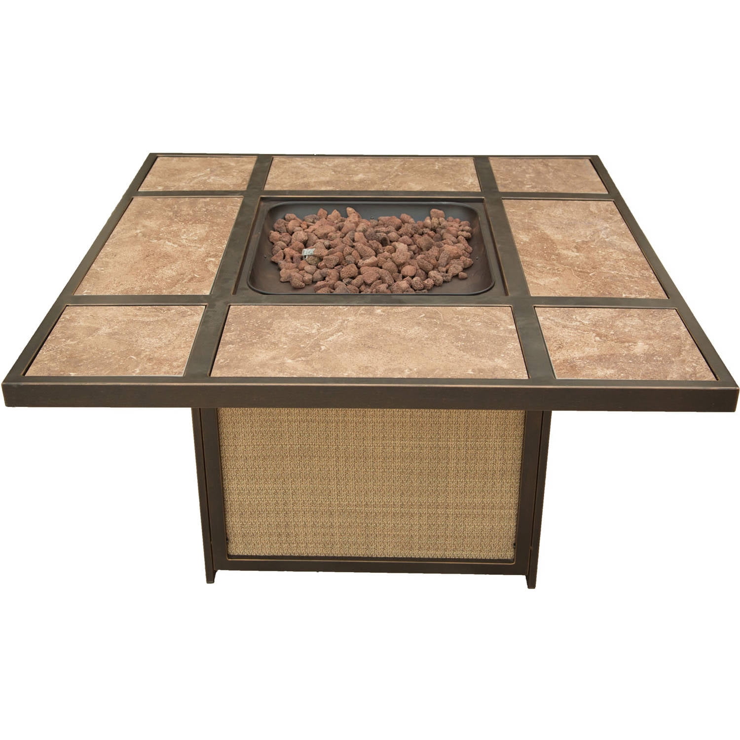 Cambridge Artisan Tile Top Gas Fire Pit Firepit Table Outdoor