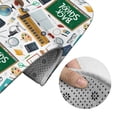 thumbnail image 5 of Honeii Back To School A Pattern Bathroom Anti-Skid Pad Bathroom Mat Vintage Seamless Pattern Not-Slip Toilet Rug Set, 5 of 6