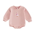 thumbnail image 6 of Baby Bodysuit Boy Girl Clothes Soft Newborn Infant Outfit Infant Baby Girl Outfit Bubble Romper Long Sleeve Newborn Toddler Vintage Clothes,vintage romper 6-12 Months, 6 of 6