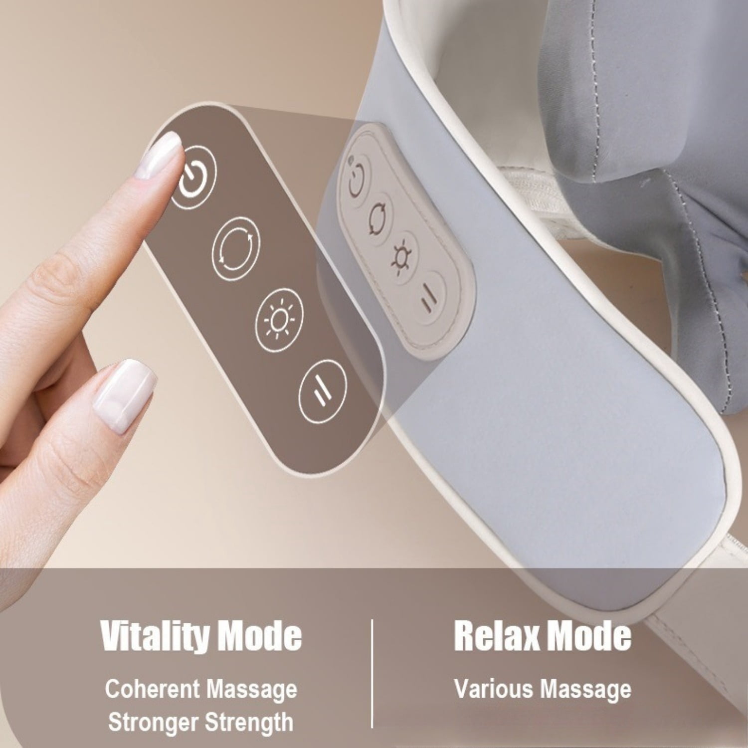 Gintenco  Neck Massager with Heat, back massager for pain relief deep tissue, electric Shiatsu Neck and Shoulder Massager Tools, Muscle Pai Relief, Office, Home & Car, birthday gifts, Beige.