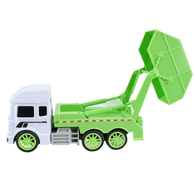 Educational Garbage Truck Toy, High Simulation Sanitation Truck Model, Multifunctional Design, Plastic Material, Education And Entertainment, Father Son Interaction