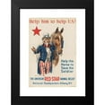 thumbnail image 2 of James Montgomery Flagg 18x24 Black Modern Framed Museum Art Print Titled - Help Him to Help U.S.! Help the Horse to Save the Soldier (1918), 2 of 5