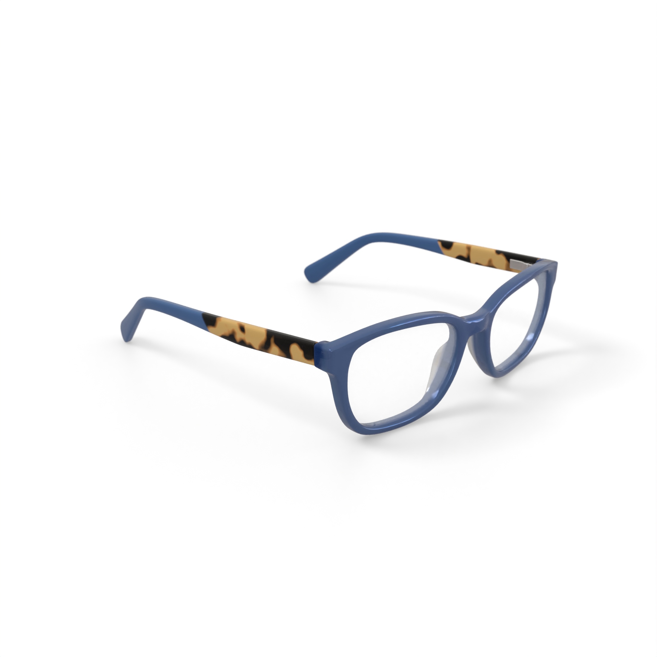 Kenneth Cole Women's KC0792-1 Square Prescription Eyeglasses with Case, Blue