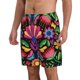thumbnail image 2 of Balery Colorful Floral Embroidery Mexican Traje de Baño Estilo Hawaiano para Hombre, Shorts de Secado Rápido con Bolsillos-Small, 2 of 6