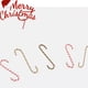 thumbnail image 2 of Ganchos metálicos decorativos Sincero para adornos navideños color Blanco 7 cm 2 mm, 2 of 10