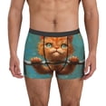 thumbnail image 1 of Fotbe Strong Kitten Lifting Weights Calzoncillos Tipo Boxer con Bolsa de Soporte Total para Hombre, X-Temp Fresco, Transpirable y de Secado Rápido-Medium, 1 of 5