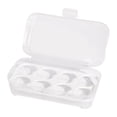 thumbnail image 3 of Egg Container Case Organizer Portable Backpacking Fresh Eggs Egg Storage Box 8Grids 10.5x19.5x7cm, 3 of 8