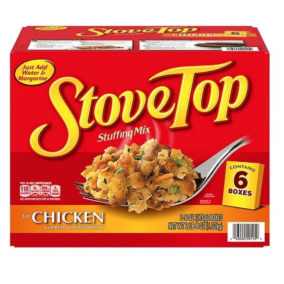 Kraft Stove Top Stuffing Mix for Chicken with Broth 8 Pk. 6 oz.