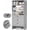 Gray, variant on Homieasy 2FT Closet System with Leather Handles, 24" Walk-in Closets Storage Unit with Cabinet, White Oak