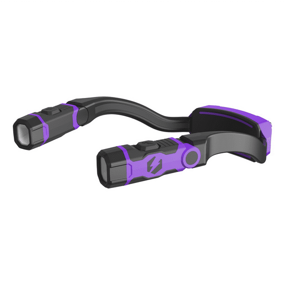 E-Z Red ANYWEAR Rechargeable 350 Lumens Dimmable Neck Light - Purple