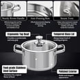 thumbnail image 4 of Juego de utensilios de cocina ASKSCICI de acero inoxidable, 16 piezas, plateado, 4 of 7