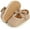 A04 Beige, variant on Infant Baby Girl Shoes Mary Jane Flats Dress Shoes Soft Anti-Slip Rubber Sole Walking Shoes Toddler Crib First Walker Shoes