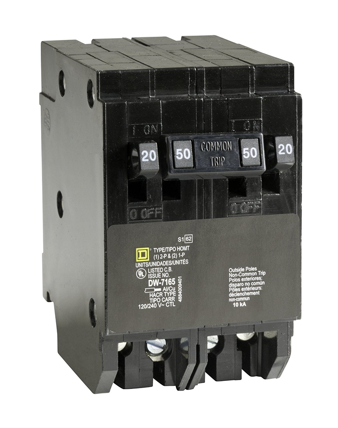 HOMT2020250CP Homeline 2-20-Amp Single-Pole 1-50-Amp Two ...