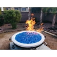 Turquoise Fire Pit Glass Rocks by Element Fire Glass, 1/2"1", 10 lbs