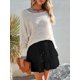 thumbnail image 5 of Pantalones cortos Aoudery Flowy para mujer, pantalones cortos estilo bohemio con volantes, 5 of 6
