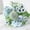 Blue, variant on Beautiful Silk Flowers Flowers with Vase Large Flowers Wall Decorations with Flowers Flowers for Outdoor Sympathy Cemetery Flowers