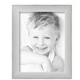 thumbnail image 2 of ArtToFrames 10" x 13" Metro Ice Silver Black Picture Frame, 10x13 inch Silver Wood Poster Frame (WOM-5247),  Pack, 2 of 7