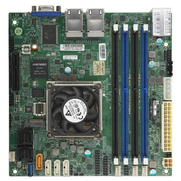 Supermicro A2SDi-8C -HLN4F Motherboard - Intel Atom Processor C3758 - Single Socket FCBGA1310 - DDR4 - Mini ITX