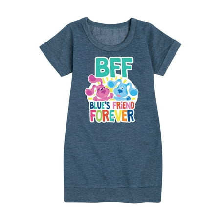 

Blue Clues & You! - Blue s Friend Forever - Toddler And Youth Girls Fleece Dress