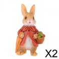 thumbnail image 1 of 2 Figuras En Miniatura De Regalo De Estatua De Animal Para Exteriores, Micropaisaje, Maceta, Impermeable, Conejo, 1 of 8