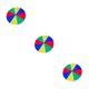thumbnail image 1 of Soidarity Los niños juegan Rainbow Parachute Juego al aire libre Ejercicio Deporte Juguete 2M Type1 NO1, 1 of 1