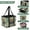 Angry Bull Running Picture, variant on Collapsible Car Trunk Organizer with Handles 600D Oxford for Car Kitchen and Home Storage, Little Fox 13× 10.2×10.8inch