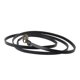thumbnail image 5 of Pulsera de múltiples capas de moda Hugo Five Laps cuero Negro, 5 of 5