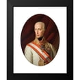 thumbnail image 2 of Ferdinand Georg Waldmüller 19x24 Black Modern Framed Museum Art Print Titled - Kaiser Franz I (1827), 2 of 5