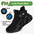 thumbnail image 6 of Steel Toe Shoes for Men Work Shoes Safety Shoes Lightweight Puncture Proof Indestructible Work boots, 6 of 6