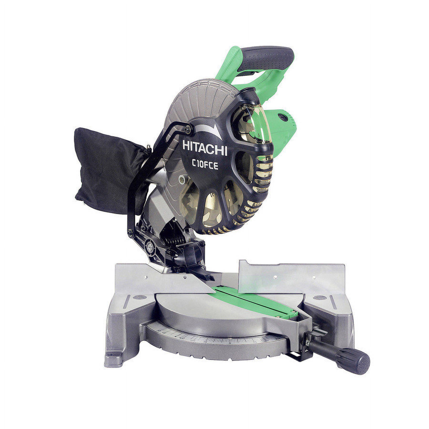 Hitachi C10FCE2 Compound Corded Miter Saw, 120 VAC, 15 A, 10 in Dia, 5000 rpm - image 3 of 5