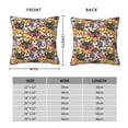 thumbnail image 2 of Yiaed Cute Cat Cartoon Print Pillow Covers Super Soft Decorative Square Throw Pillow Covers Case Cushion Covers for Sofa Couch Bedroom Car Decor（No pillow core）-22"x22", 2 of 7