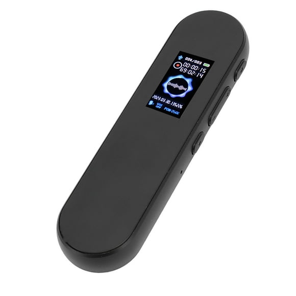 Digital Voice Recorder, Voice Activated Tape Recorder with Playback, Digital Audio Recorder Recording Device for Lectures Meetings Interviews