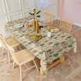 thumbnail image 2 of Beige Bigfoot and Forest Pattern Rectangle Tablecloth 60"x102",Waterproof Polyester Rectangle Table Cloth, Wipeable Spillproof Polyester Tablecloth for Dining, Camping, Indoor and Outdoor, 2 of 6