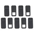 thumbnail image 1 of 9Pcs Metal Oval Shaped Webcam Cover Camera Slider Shutter Privacy Protect Cover for Laptop Tablet Phone Shutter (Black), 1 of 7
