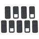 thumbnail image 1 of BRIGHTFUFU 9 piezas de metal con forma ovalada para cámara web, obturador deslizante para cámara, cubierta protectora de privacidad para computadora portátil, tableta, obturador de teléfono (negro), 1 of 7