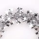 thumbnail image 3 of rollos de guirnalda de espumillón de estrellas con purpurina, guirnalda de alambre de estrella metálica plateada para Navidad, decoración de fiesta de año nuevo, 50 pies MFZFUKR CJWUS-2699, 3 of 6