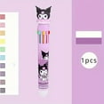 thumbnail image 6 of Sanrio Cartoon Pencil Set (6 pens) - Blueberry, Hilty Kitty, Cinnamon Sugar Ball, 10 colors, 0.7mm, Stationery, Drawing Pen, Writing Pen, Marker, 6 of 9