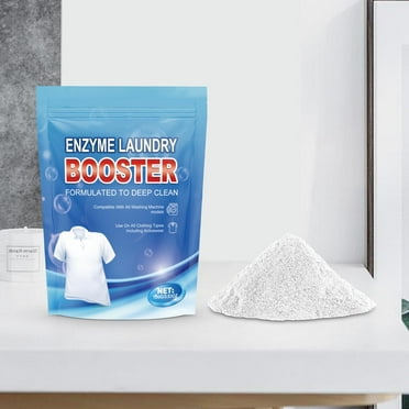 Enzyme Laundry Booster Detergent, Powerful Stain Remover with Color Protection, Quick Action Formula for All Fabrics, Economical and Eco-Friendly, Enhances Cleanliness and Deodorizes