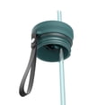 thumbnail image 6 of Contigo SnapSeal Leakproof Stainless Steel Reusable Water Bottle with Carrying Strap, Teal/Champagne, 24 oz, 6 of 10
