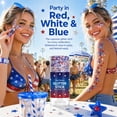 thumbnail image 4 of Red White Blue Hair Glitter Stick – 4th of July Face Body Glitter, Waterproof Makeup for Hair Skin, USA Flag Decor, 4 of 6