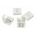 thumbnail image 4 of 10PCS 5050 4 Pin RGB Corner Connector Corner Clips Buckle LED Strip Adapter Light Accessory (White), 4 of 7
