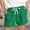 Green, variant on Stylish Olyvenn Eyelet Summer Shorts for Women Elastic Drawstring Lightweight Pants Casual Loose Beach Short Pants with Pockets Hot Pink S