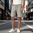 thumbnail image 2 of Men's Quick Dry Running Shorts, Athletic Pants, Joggers with Elastic Waist Drawstring, Lightweight Breathable Sportswear for Gym Workout, Summer Activewear Essentials | JASKFLY,Khaki L, 2 of 6
