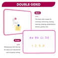 thumbnail image 6 of DOLLAR BOSS Writing Board Handheld Whiteboard 12"x8" Small White Board with 1 Erase 8 Markers Doublu-sided Dry Erase Lapboards Handheld Personal White Boards for Students Whiteboard Office, Pink, 6 of 9