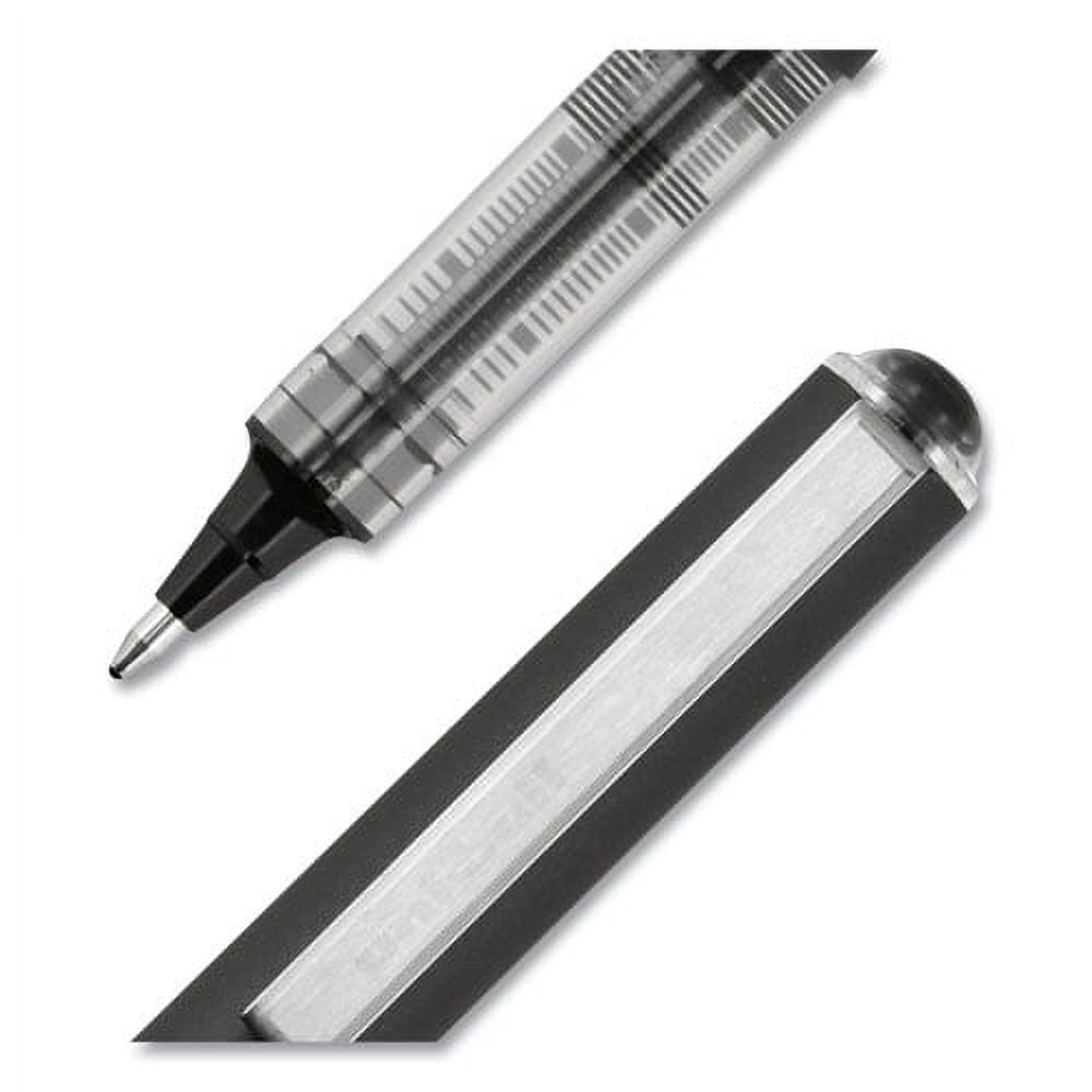 Vision Roller Ball Pen, Stick, Bold 1 Mm, Black Ink, Black Barrel, Dozen | Bundle of 5 Dozen